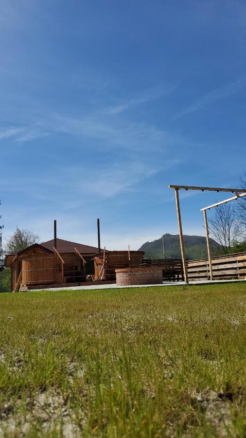 Catunul Din Podei A-Frame Dragoslavele Exterior foto